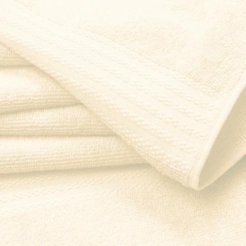GLAMBURG Ultra Soft 12-Piece Washcloths Set 13x13-100% Ringspun Cotton - Durable & Highly Absorbent Face Towels - Ideal for use in Bathroom, Kitchen, Gym, Spa & General Cleaning - Ivory