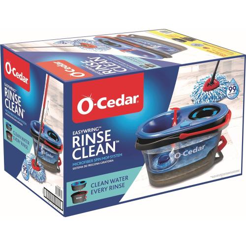 O-Cedar RinseClean Spin Mop & Bucket System | Clean with Clean Water | Removes 99% of Bacteria (MISSING)