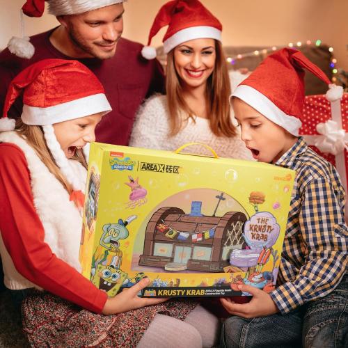 Toy Building Brick Blocks Toys Sets Display Box kit Action Figures Pineapple House Patrick Stone Star Home for Boys and Girls Kids Age 2-4, 3-5, 5-7, 8-12 Fans STEM Gift (2718 pcs)