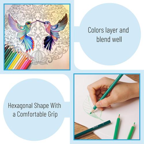 Mr. Pen- Colored Pencils for Kids, 36 Pack, Soft Core Pre-Sharpened