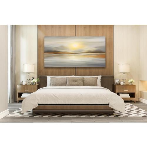 VHMING Abstract Canvas Wall Art Seascape Canvas Printing Abstract Art Wall Decor Artwork for Living Room Bedroom Dining Room Home Office Decor 29x58 inch