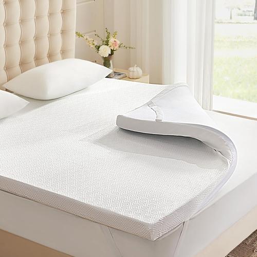 Eiayeebil 3 Inch Memory Foam Mattress Topper Twin, Memory Foam Pad with Removable & Washable Cover, Bed Topper for Back Pain, Non-Slip Ventilated Design, Twin Size