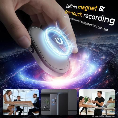 136GB(9800H) Magnetic Voice Recorder - Zutiifeu Voice Activated Recorder with DSP5.0 Noise Cancellation HD Recording Device for Classe/Meeting/Lecture