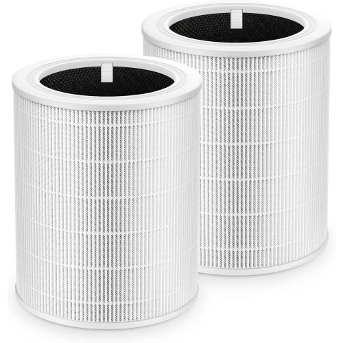 Core 600S Replacement Filter for LEVOIT Core 600S-P Smart Air Purifier, Core600S-RF, 3-in-1 HEPA Activated Carbon Filter for Home Large Room, 2 Pack