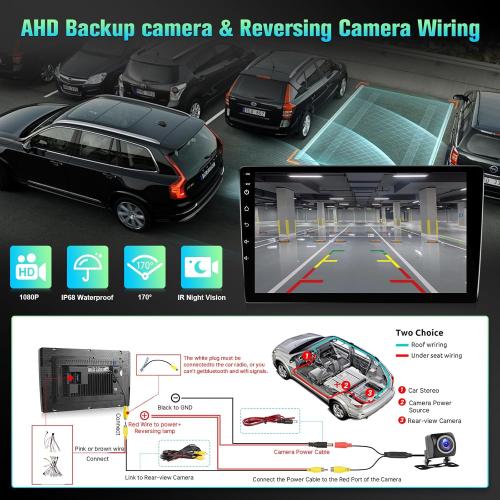 2 32GB Android Car Radio for Toyota Corolla 2013 2014 2015 2016 with Wireless CarPlay Android Auto - 10.1 Inch Touch Screen Stereo for Corolla 2013-2016 with in-Dash GPS Split Screen Backup Camera