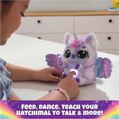 Hatchimals Alive, Mystery Hatch Pufficorn, Surprise Interactive Toy & Egg with Mist, Lights & Sounds (Styles May Vary), Gifts & Stocking Stuffers for Girls & Boys