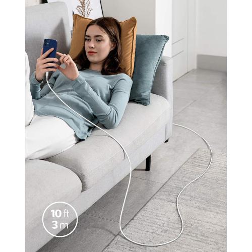 Anker USB C to Lightning Cable, MFi Certified Cable for iPhone 13 Pro 12 Pro Max 12 11 X XS, Supports Power Delivery (6FT,White)