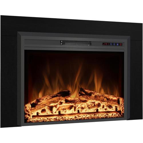Fireplace Insert Trim Kit for 30.51 W x 24.92 H，Black，B0BBR2PHHK, Only Suitable for Rodalflame Size-Matched Fireplaces