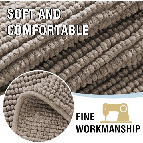 H.VERSAILTEX Plush Chenille Couch Cover for Dogs Pets Blanket for Bed Anti-Slip Soft and Durable Furniture Protector for Small Medium Large Cats Washable (52 x 82, Taupe)