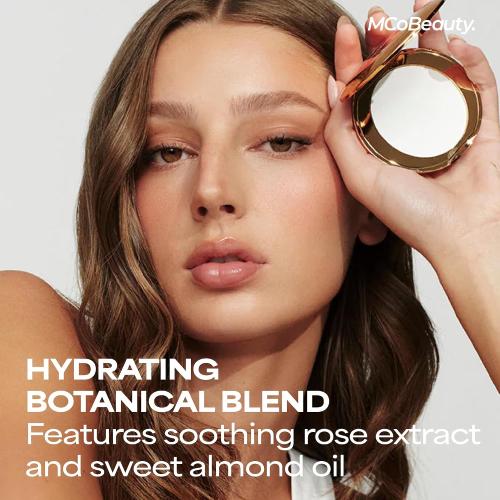 MCoBeauty Miracle Flawless Pressed Powder - 1 Light | Compact, Soft Focus Blurring, Finishing & Setting Makeup, Hydrating, Vegan & Cruelty Free