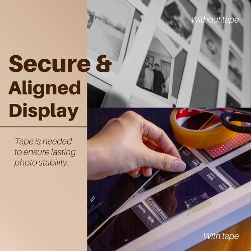 Black Multi Picture Frame Collage Wall Decor For Fujifilm Instax Mini Film - 30 Openings Large Photo Collage Frame For Wall - Mini Picture Wall Frame - Not Compatible with Polaroid Film Size