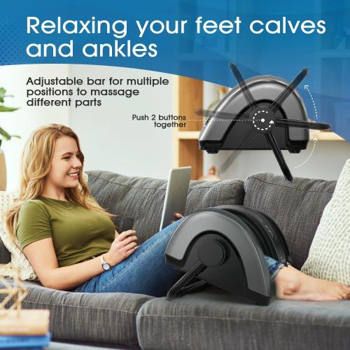 TISSCARE Foot Massager with Heat, FSA HSA Eligible, Shiatsu Foot Massager for Plantar Fasciitis, Neuropathy, Circulation and Pain Relief, Remote Control, Deep Kneading, Gifts for Women Men Mom Dad