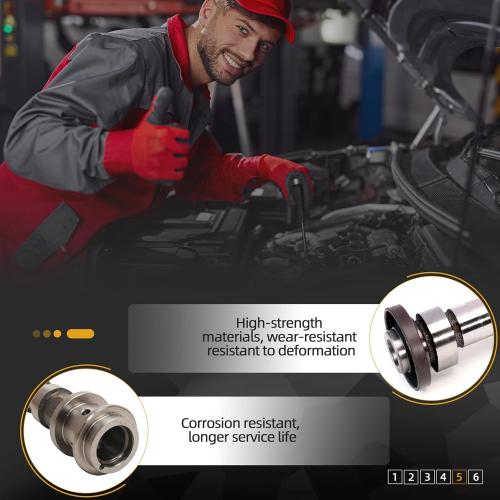 Left Side Exhaust & Intake Engine Camshaft Set,5184377AG 5184379AG,for Dodge RAM 1500/Avenger/Challenger/Charger/Durango,for Chrysler 200/300,for Jeep Wrangler/Grand Cherokee,for Promaster,11-16 3.6L