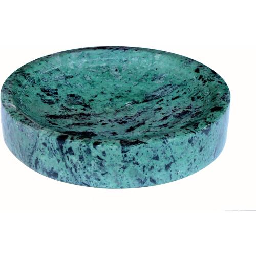 KLEO Natural Stone Soap Dish Soap Holder Bath Accessories for Bathroom, Tub or Wash Basin Accessories (Green)