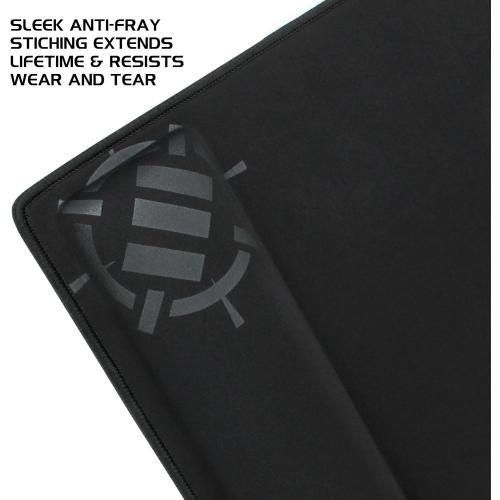ENHANCE XXL Large Mouse Pad for Desk with 2XL Ergonomic Memory Foam Wrist Rest Support (31.5 x 13.78 x 1 inches) - Desk Pad with Anti-Fray Stitching & Soft Cushion Mat Surface, Designed in The U.S.