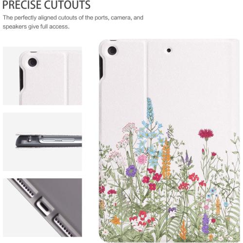 for iPad 9th/8th/7th Generation Case 10.2 Inch 2021/2020/2019,Flowers