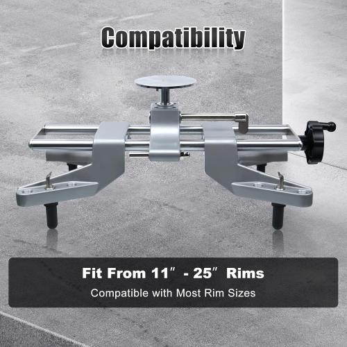 RULLINE Wheel Clamp & Magnetic Adapter 3PCS Wheel Alignment Tool for Precise Camber Caster Gauges Fits for 11-25 Rims Camber Alignment Tool Universal Tire Repair Tool