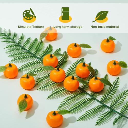 Juexica 48 Pcs Little Cutie Baby Shower Decorations Neutral Fake Orange