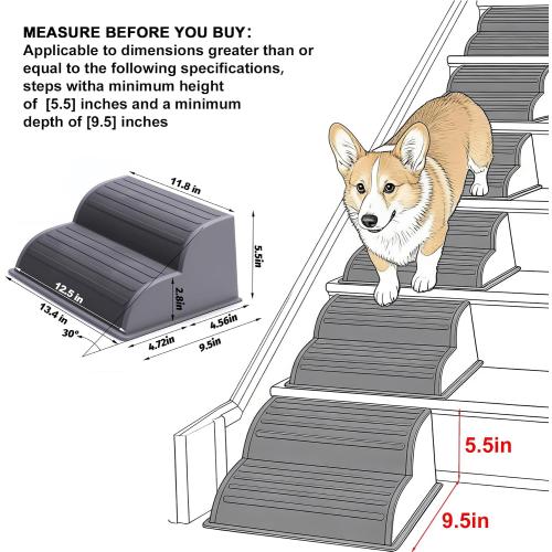 6 Pack 2-Step Modular Dog Ramp