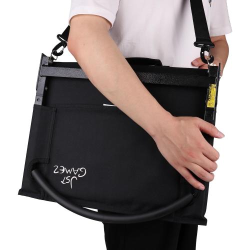 Stadium Seat with Back Support Bleacher Chair with Back and Cushion High Back Includes Shoulder Strap and Cup Holder