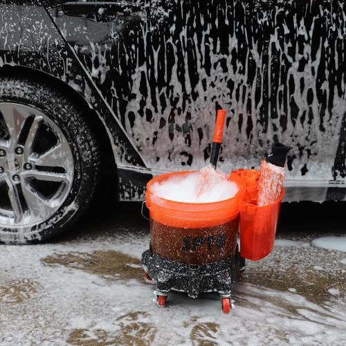 SPTA 29Pcs Car Wash Bucket Set, 15L Scratch Free Detailing Bucket with Car Wash Filter, Wash Mitt Sponge Towels Tire Detailing Brush Set, Exterior Interior Car Detailing Set, Complete Car Care Tools
