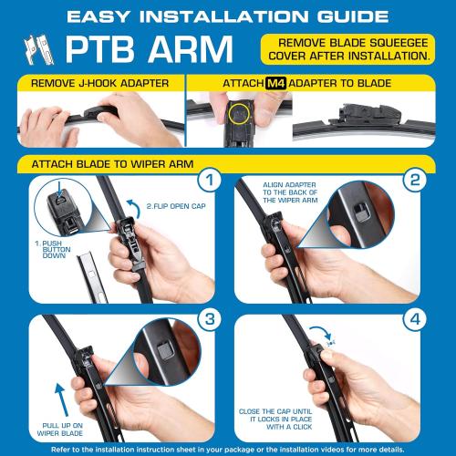 Rain-X 810330 Total Clear Beam Wiper Blades 26 & 16 Windshield Wipers for All-Weather Performance, Rubber Squeegee for Smooth Clean Wipe & Quiet Operation - 2 Pack Value
