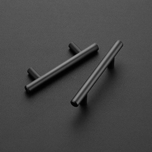 Ravinte 1 Pack 5 Cabinet Pulls Matte Black Stainless Steel Kitchen Drawer Cupboard Pulls Cabinet Handles 5 Length with 3 Hole Center
