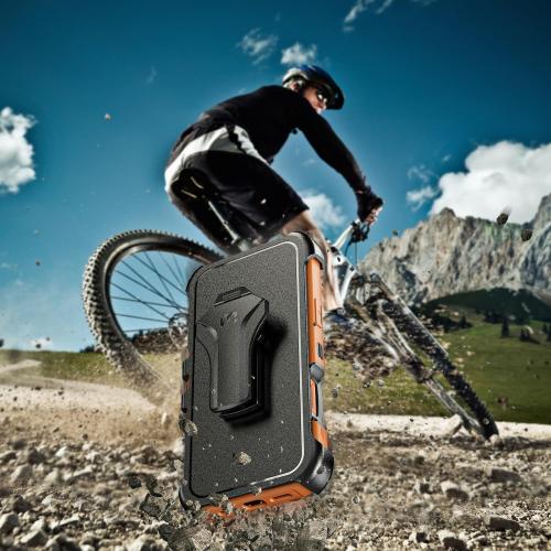 M MYBAT PRO for iPhone 17 Pro Max Case with Belt Clip Holster