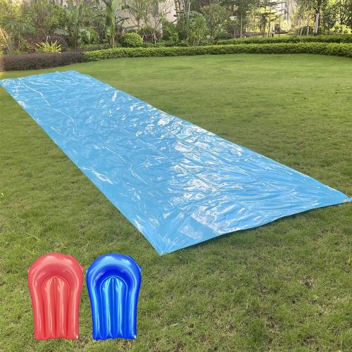 Slip and Slide 90ft X 10ft Heavy Duty with 2 Bodyboards, Thicker Lawn Water Slide, Tear-Resistant Design, Easy to Set-Up, Backyard Summer Outdoor Water Play for Adults and Teens, 2025New