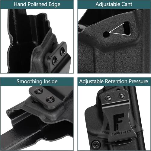 Springfield xds 9mm Holster,Springfield Hellcat Holster, kydex Holder Adj. Cant Retention | Right-Hand Draw