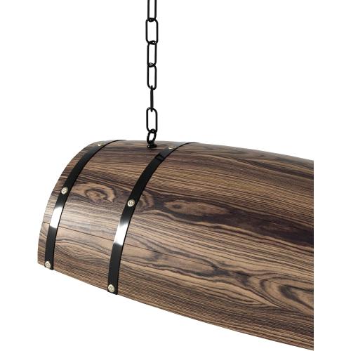 PakaLife Antique Wood Wine Barrel，Pool Table Light Fixture Pendant Lights Kitchen Island Hanging Rustic Bar Ceiling,Pool Table Light