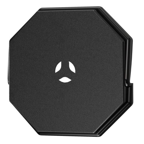 Vinyl Siding Mounting Blocks, Siding Mounting Kit, 130110006001 Octagon Mount Block, Mounting Plate for 1/2 inch Lap and 4 inch to 10 inch Height Siding, Black