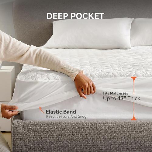 King Size Heated Mattress Pad – Luxury Dual Control Electric Bed Warmer, Machine Washable, Auto Shut-Off, Adjustable Heat Settings for Master Bedroom Comfort