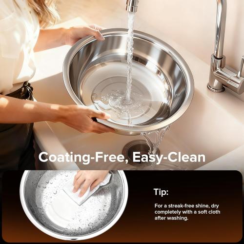 Chafing Dishes for Buffet, 4 Pack 5QT Round Stainless Steel Chafing Dish Set with Lid Holder for Home Parties, Christmas Gatherings, Catering Events, Complete Buffet Warmer Set - Silver