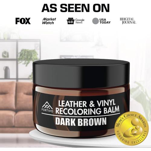 Leather Recoloring Balm, Color Restorer, Scratch Remover, Couch Paint and Repair, Leather Balm for Couches