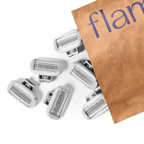 Flamingo Women's Original Razor Blade Refill Cartridges for Women -**** 10 Count -**** 5-Blade Shaving Razors for Women
