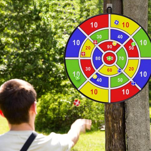BooTaa 29 Large Dart Board for Kids, Kids Dart Board with Sticky Balls, Boys Toys, Indoor/Sport Outdoor Fun Party Play Game Toys, Birthday Gifts for 3 4 5 6 7 8 9 10 11 12 Year Old Boys Girls