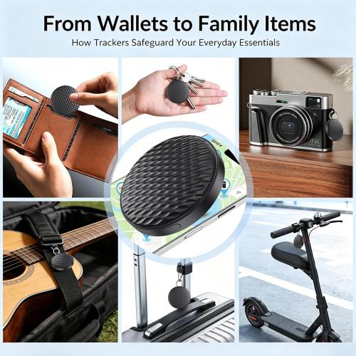 Mini GPS Tracker for Vehicles No Subscription (iOS Only) - 2 Pack