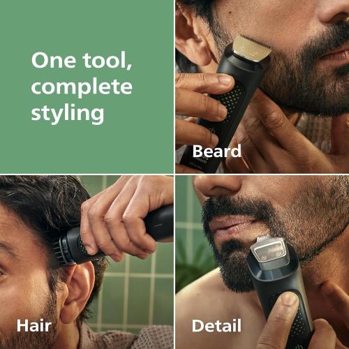 Philips Norelco All-in-One 3000 13-in-1 Trimmer, Face & Hair, Steel Blades