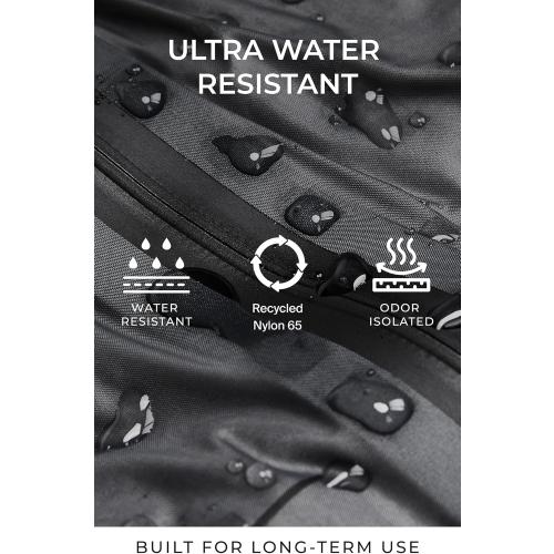 AirVault Vacuum Seal Travel Backpack 60L - Expandable Air Compression Vacuum System, Water-Resistant, Carry-On with TSA Lock Fits 19 Laptop (Black)
