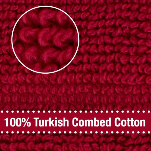 All-Clad Solid Kitchen Towel: Highly Absorbent, Super Soft Long Lasting - 100% Cotton, 17x30 Tea Towel for Cleaning & Drying Dishes, Pans, Glassware, or Countertops, (2-Pack), Chili