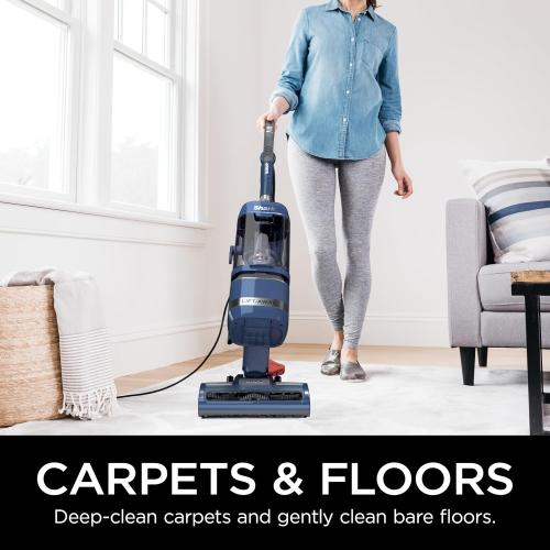 Shark Navigator Lift-Away ADV Upright Vacuum with HEPA Filter, Powerful Pet Hair Pickup, Advanced Swivel Steering, Lightweight Versatility, For Carpets & Hard Floors, Blue Jean, LA301
