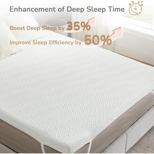 3 Inch Twin XL Mattress Topper, Memory Foam Mattress Topper, Premium Soft Topper for Back Pain, Bed Topper with Removable Soft Cover