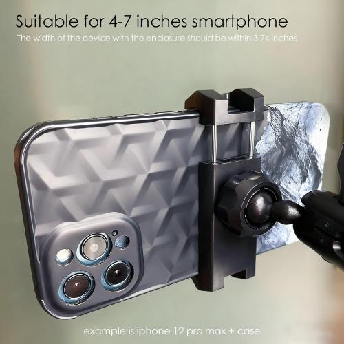 Universal Mirror Shower Phone Holder, Multi-Directional Dual 360 Degree Rotating Suction Cup Phone Wall Mount stand, Tiktok Youtube Vlog Video Recording Kit, airplane travel essentials accessories