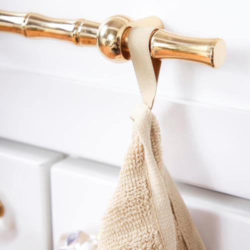 All-Clad Solid Kitchen Towel: Highly Absorbent, Super Soft Long Lasting - 100% Cotton, 17x30 Tea Towel for Cleaning & Drying Dishes, Pans, Glassware, or Countertops, (1-Pack), Cappuccino