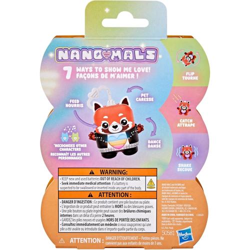 Nano-MALS Pamanda The Red Panda, Electronic Pet Panda Toy, 70  Responses, Interactive Fidget Toys for Girls & Boys Ages 5  ​