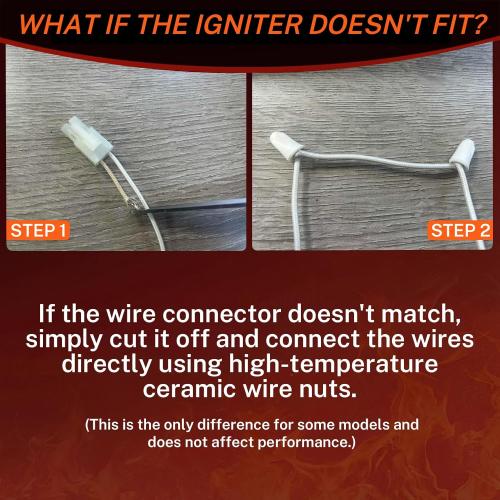 Upgraded 201657-03S Furnace Hot Surface Ignitors Compatible with Goodman Amana Janitrol Nitride Igniters, Replace 201657-03 20165702 20165702S 601TB IGN02004 0230K00001