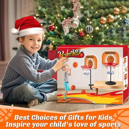 Toddler Basketball Hoop Indoor, Basketball Hoop for Kids Mini Kids Hoops for Outdoor Indoor Goal for Sport Toys Christmas Birthday Gift