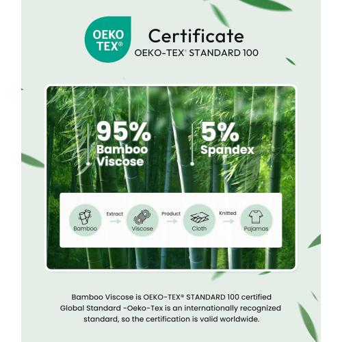 Size Large NACHILA Nightgowns for Women-Viscose Made from Bamboo, V Neck Sleepshirts Short Sleeve Sleepwear Cool Nightshirt