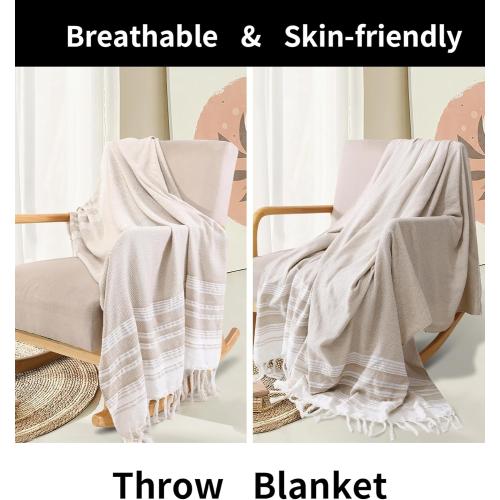 Gray Soft Throw Blanket Bedroom Decoration Living Room Accessories Sofa Couch Cover Apartment Essential Boho Minimalist Magnolia Japandi Organic Modern Scandinavian Nursery Hogar Neutral Decor Grey